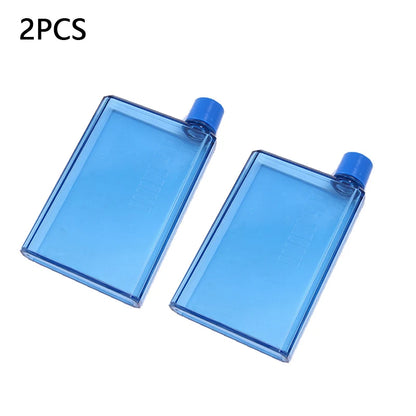 Notebook Size Flat Water Bottle