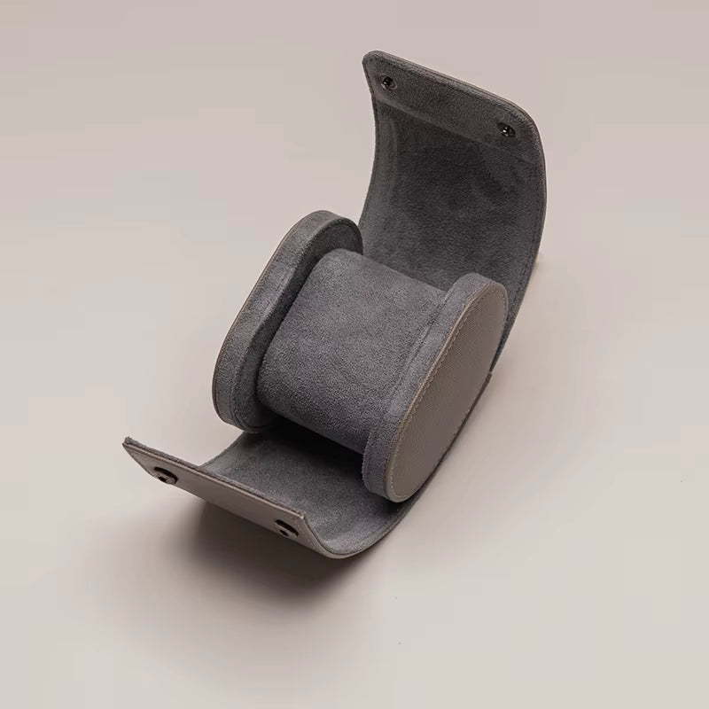 Luxury Leather Watch Travel Storage Roll