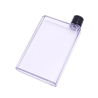 Notebook Size Flat Water Bottle