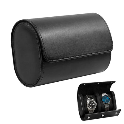 Luxury Leather Watch Travel Storage Roll