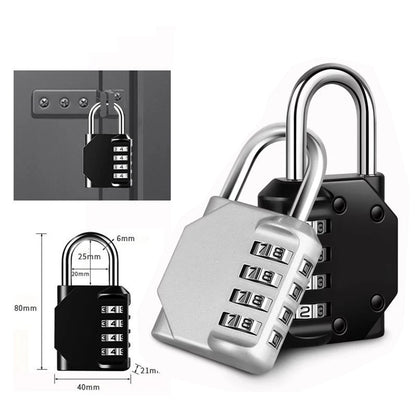 4 Digit Combination Gym Padlock