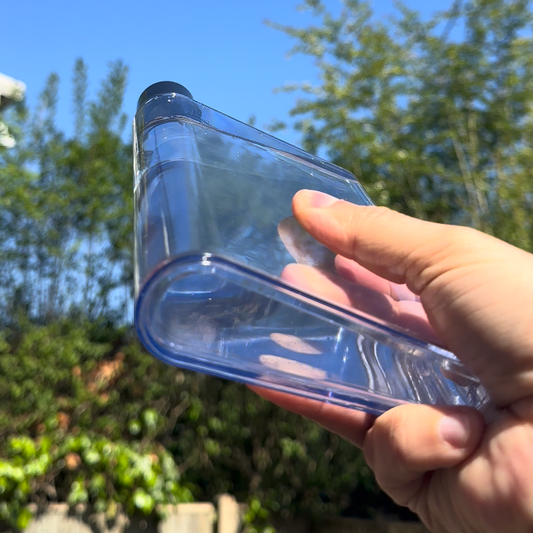 Notebook Size Flat Water Bottle