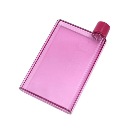 Notebook Size Flat Water Bottle
