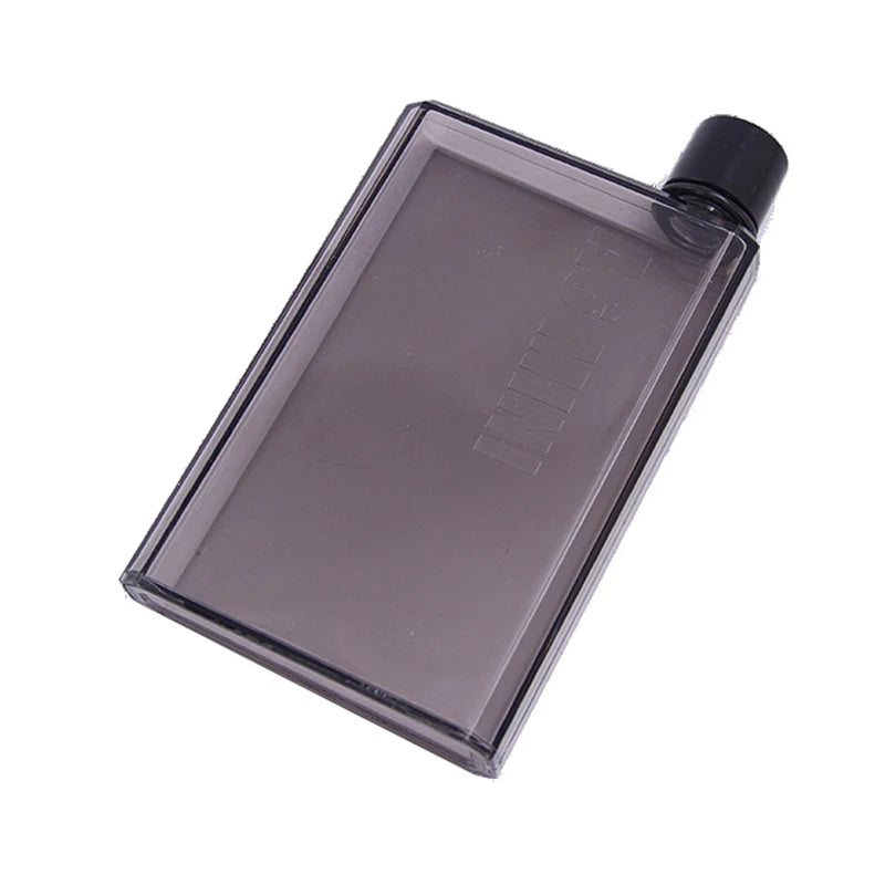 Notebook Size Flat Water Bottle
