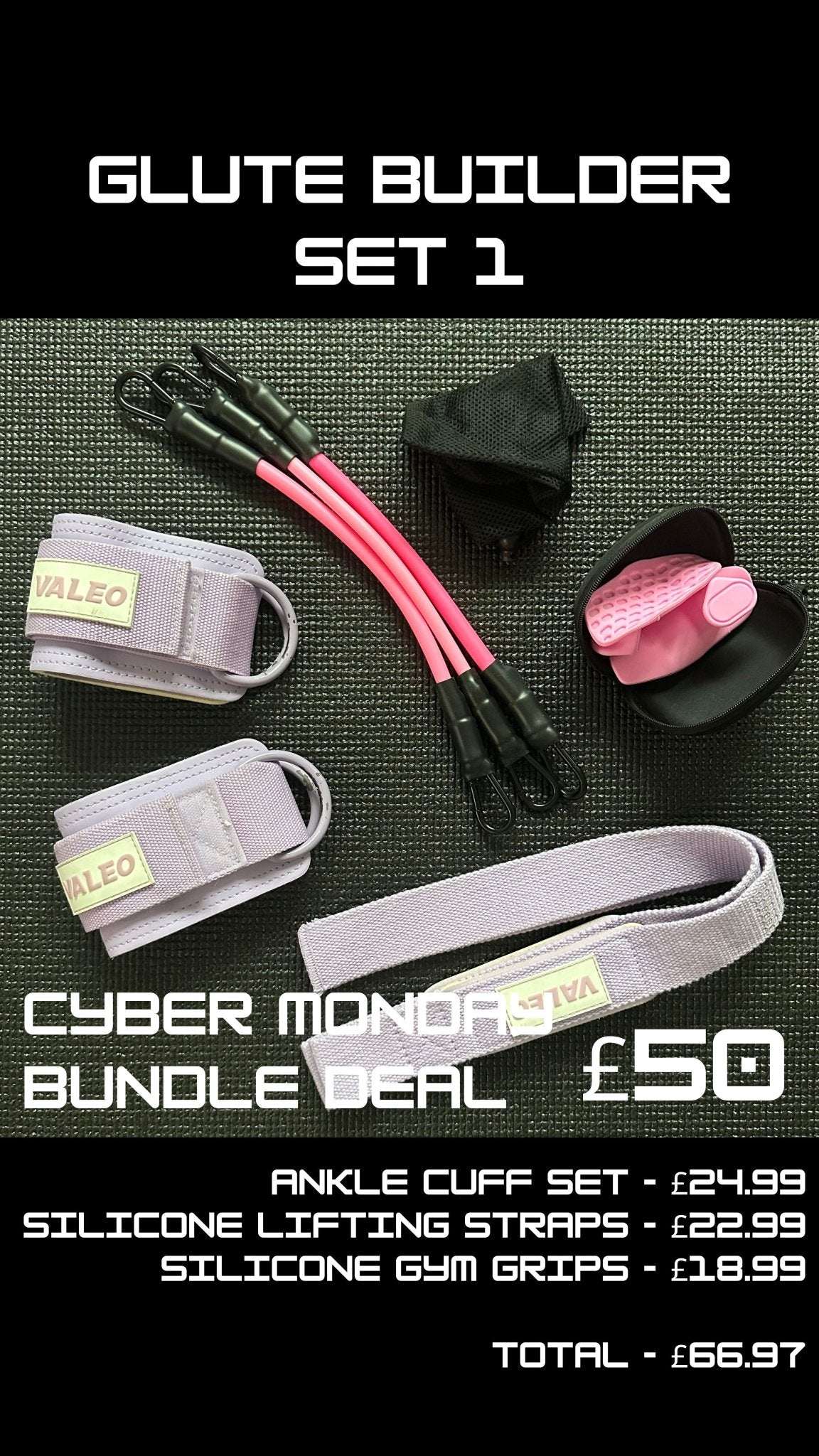 Glute Builder Set 1 - Gym Bag Essentials