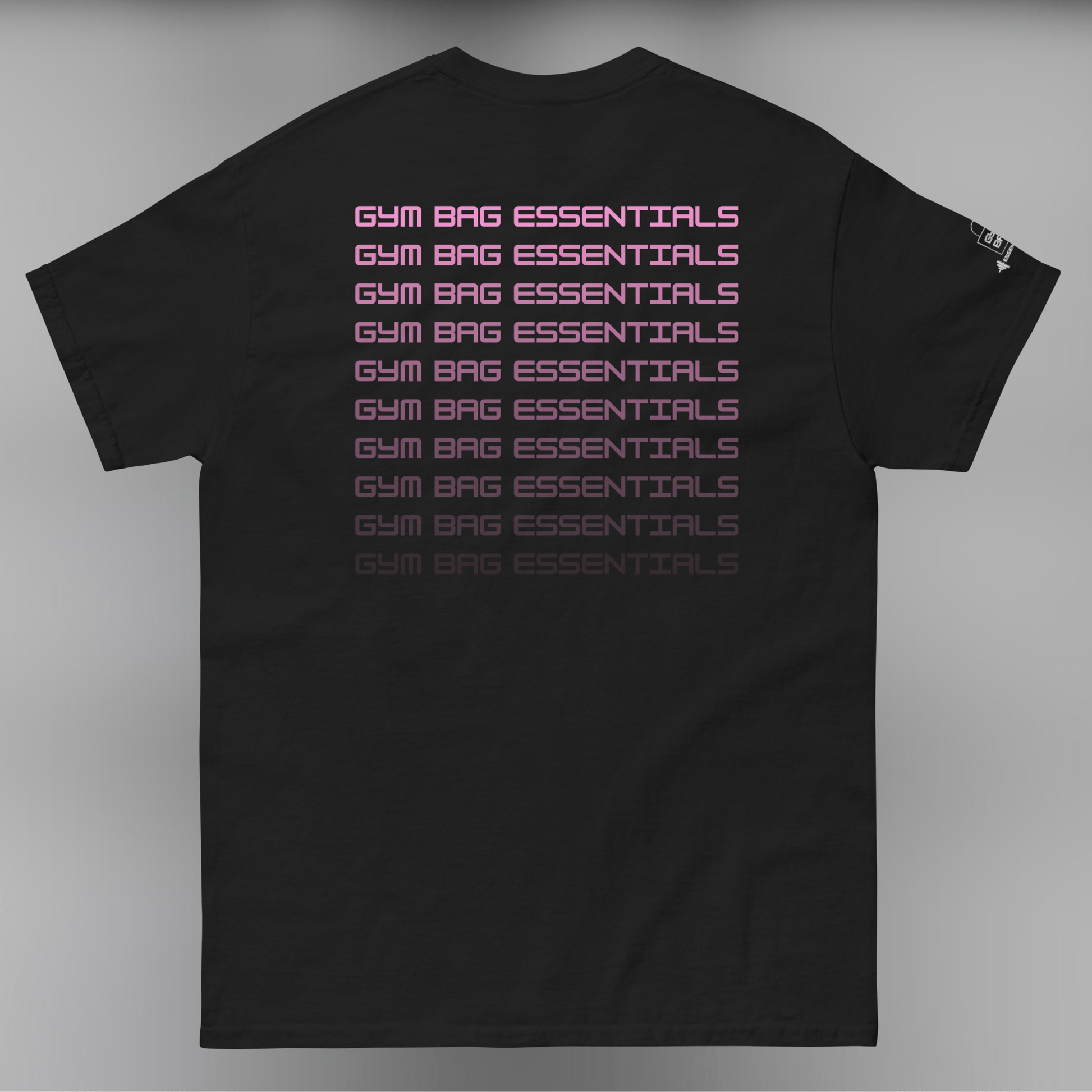 Gym Bag Essentials Classic Embroidered Tee - Fade - Gym Bag Essentials