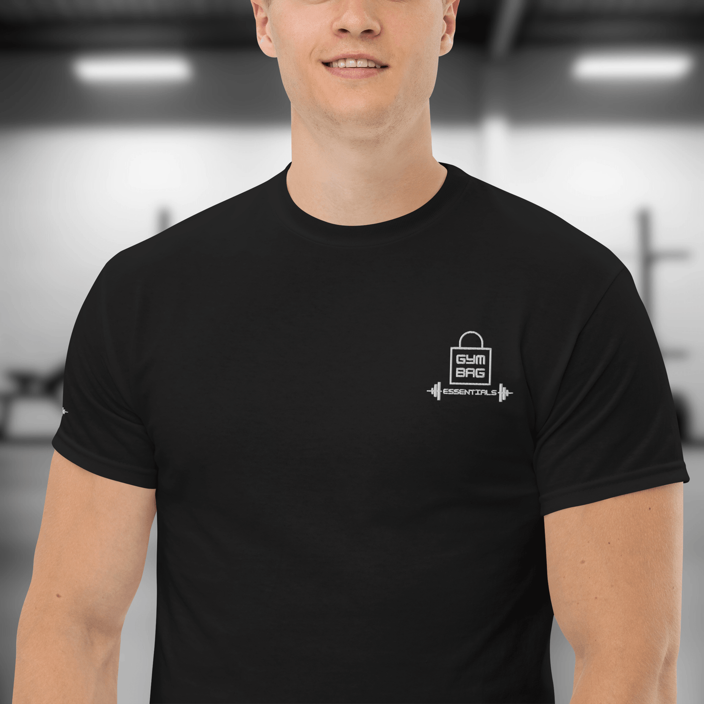 Gym Bag Essentials Classic Embroidered Tee - Fade - Gym Bag Essentials