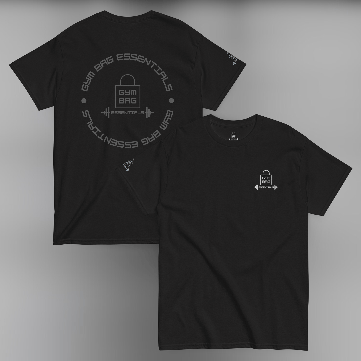 Gym Bag Essentials Classic Embroidered Tee - GBE - Gym Bag Essentials