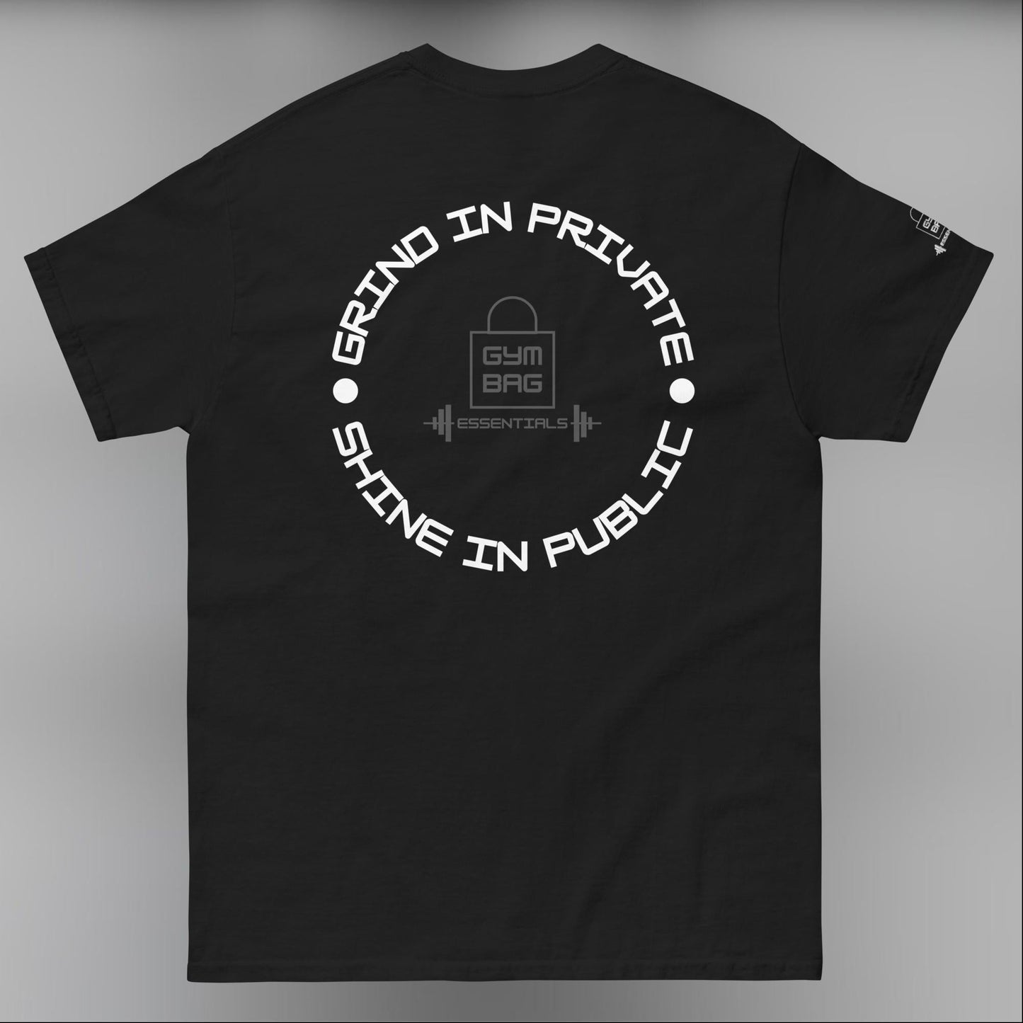 Gym Bag Essentials Classic Embroidered Tee - Grind - Gym Bag Essentials