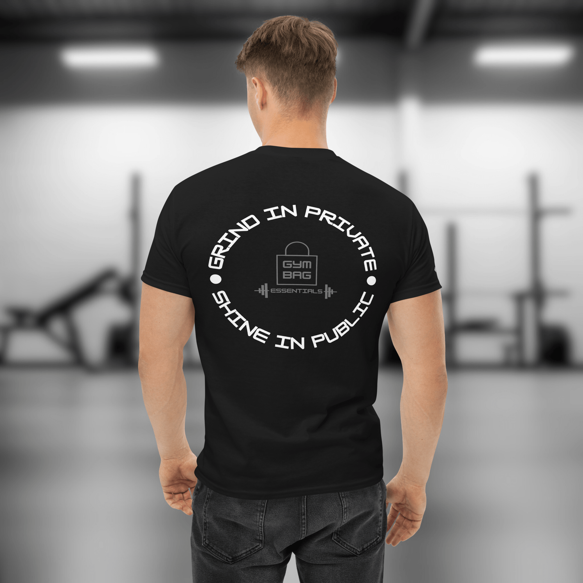 Gym Bag Essentials Classic Embroidered Tee - Grind - Gym Bag Essentials