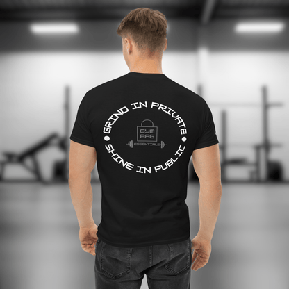 Gym Bag Essentials Classic Embroidered Tee - Grind - Gym Bag Essentials