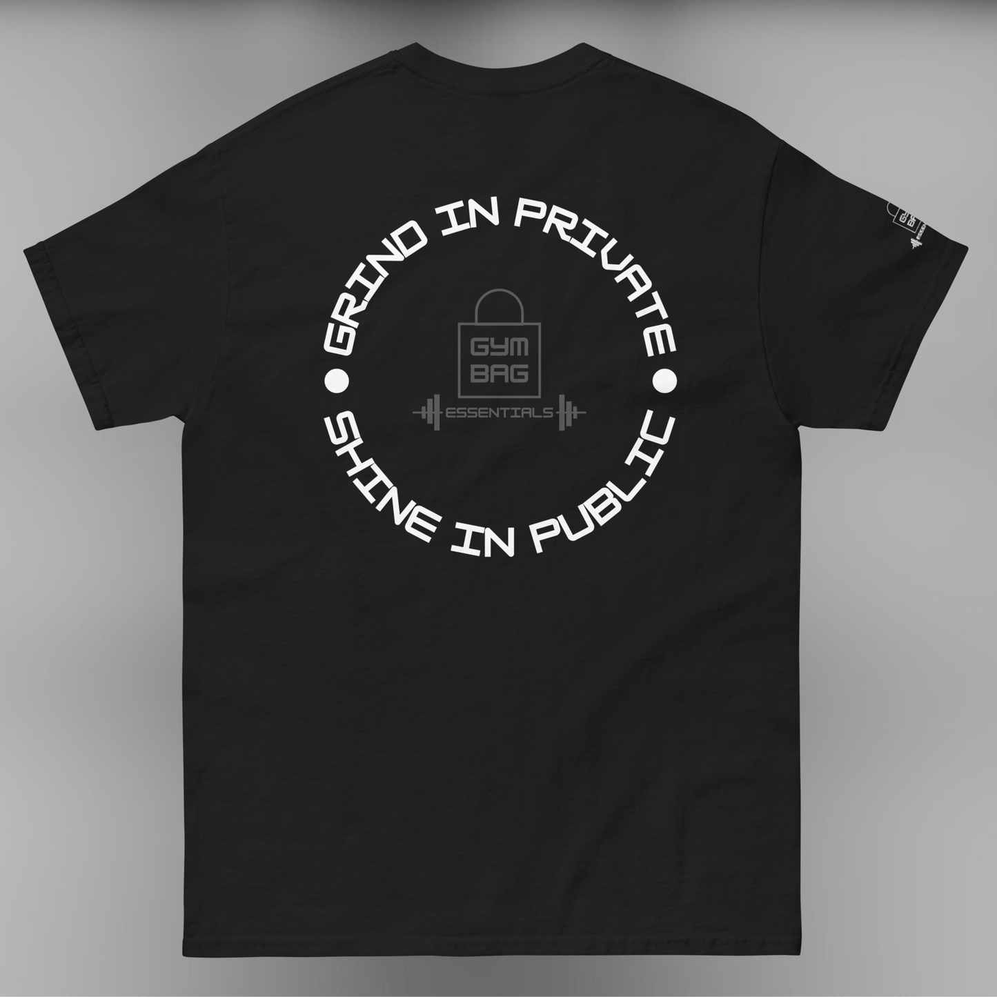 Gym Bag Essentials Classic Embroidered Tee - Grind - Gym Bag Essentials