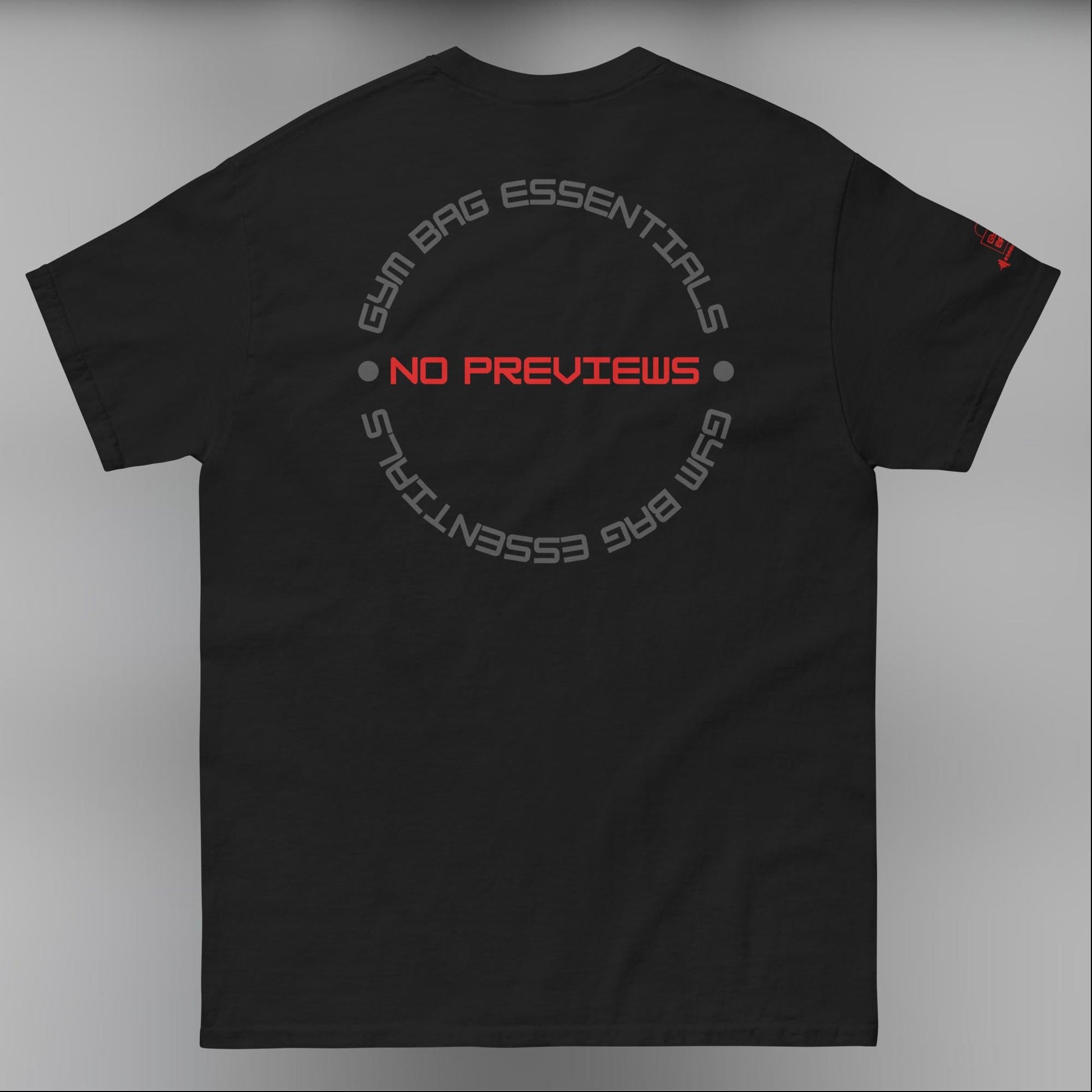 Gym Bag Essentials Classic Embroidered Tee - No Previews - Gym Bag Essentials