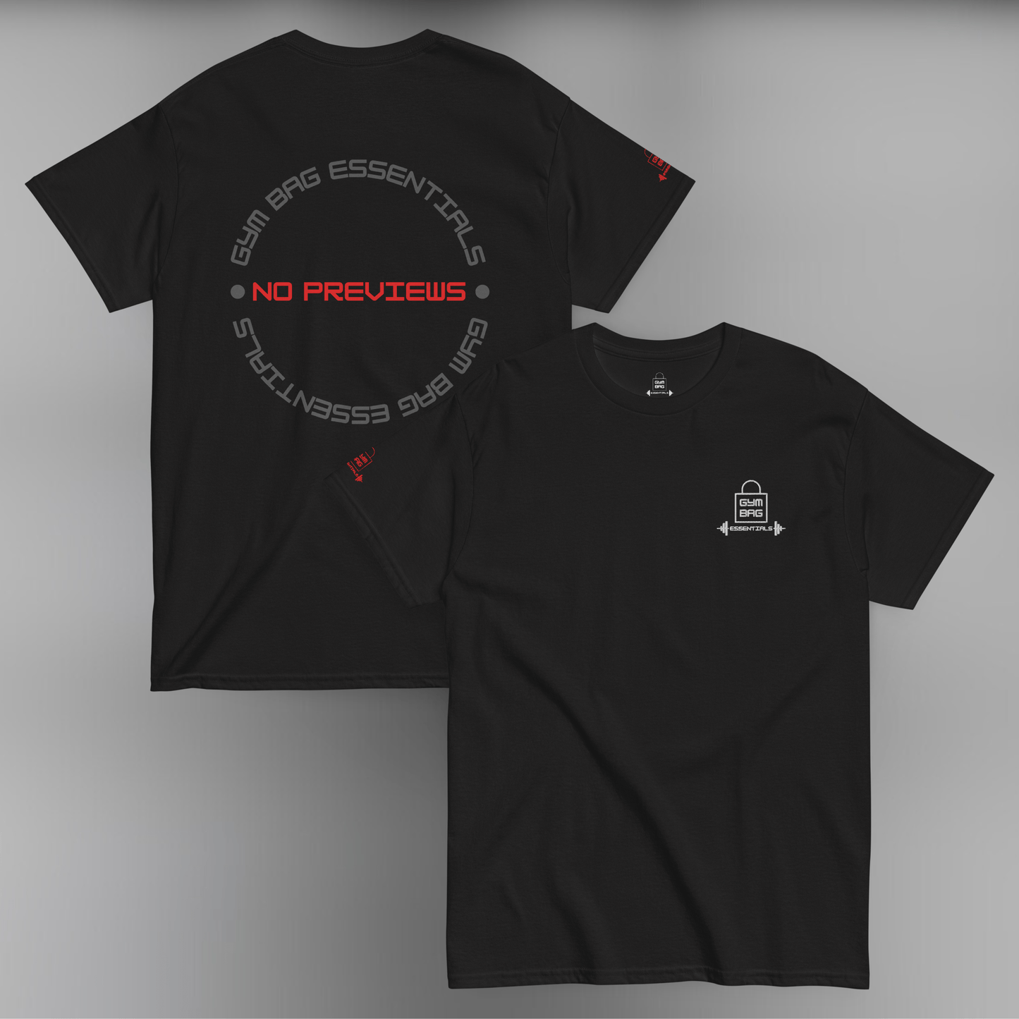 Gym Bag Essentials Classic Embroidered Tee - No Previews - Gym Bag Essentials