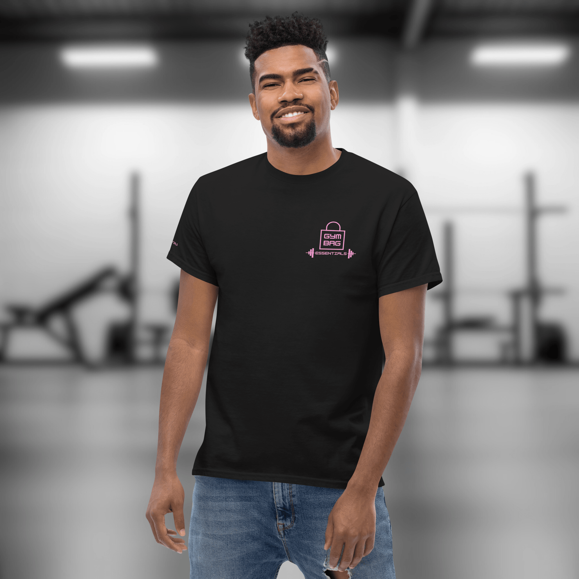 Gym Bag Essentials Classic Tee - Pink - Gym Bag Essentials