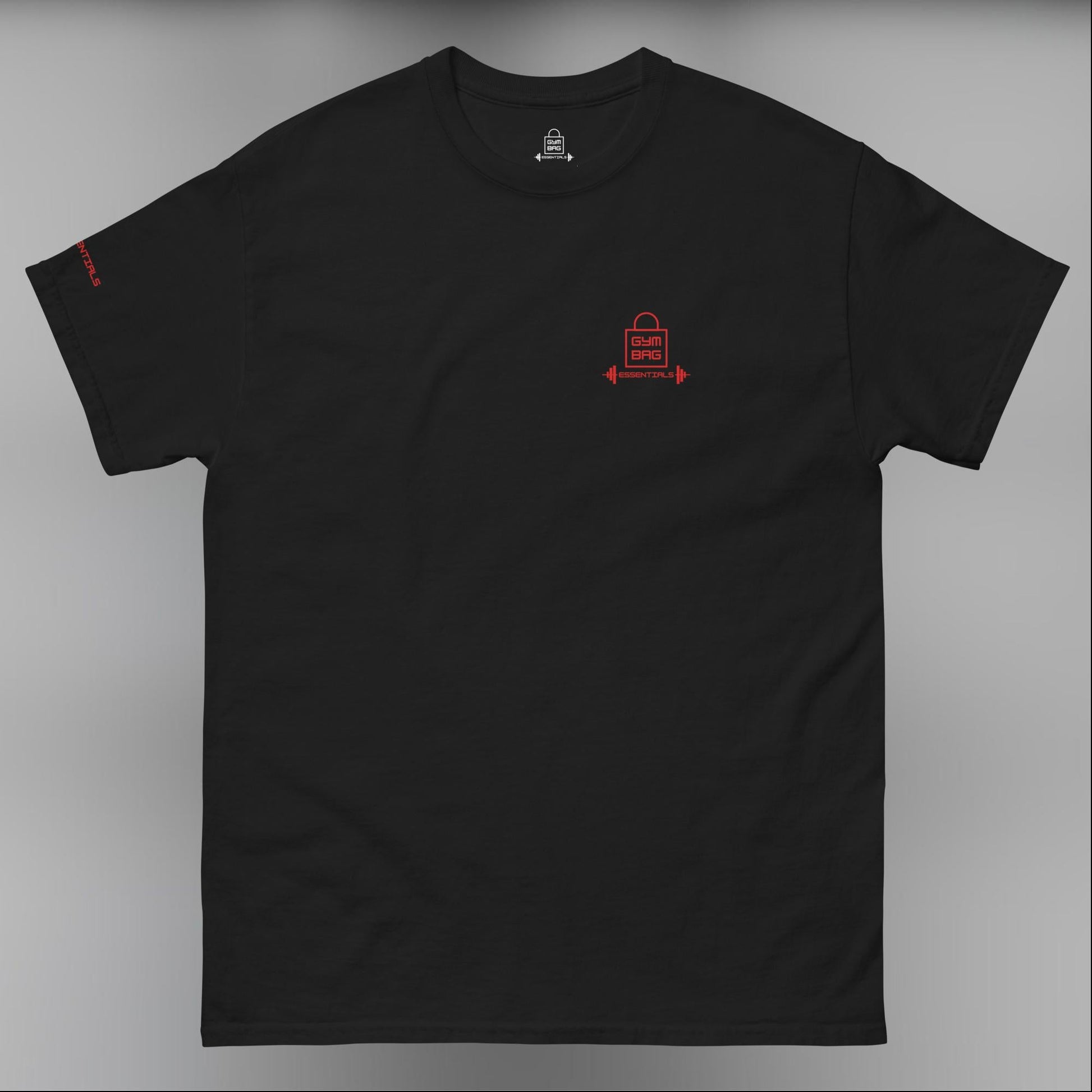 Gym Bag Essentials Classic Tee - Red - Gym Bag Essentials