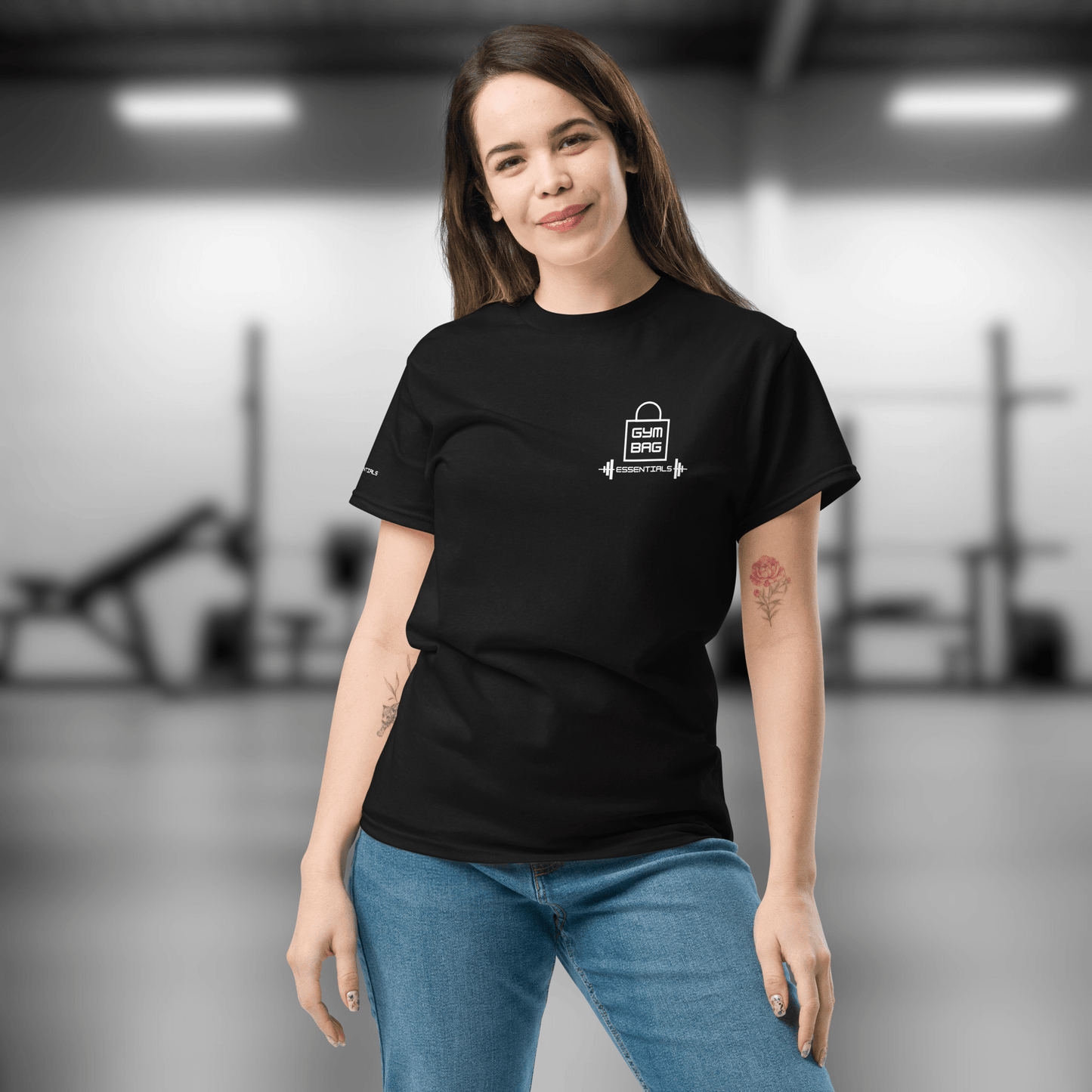 Gym Bag Essentials Classic Tee - White - Gym Bag Essentials