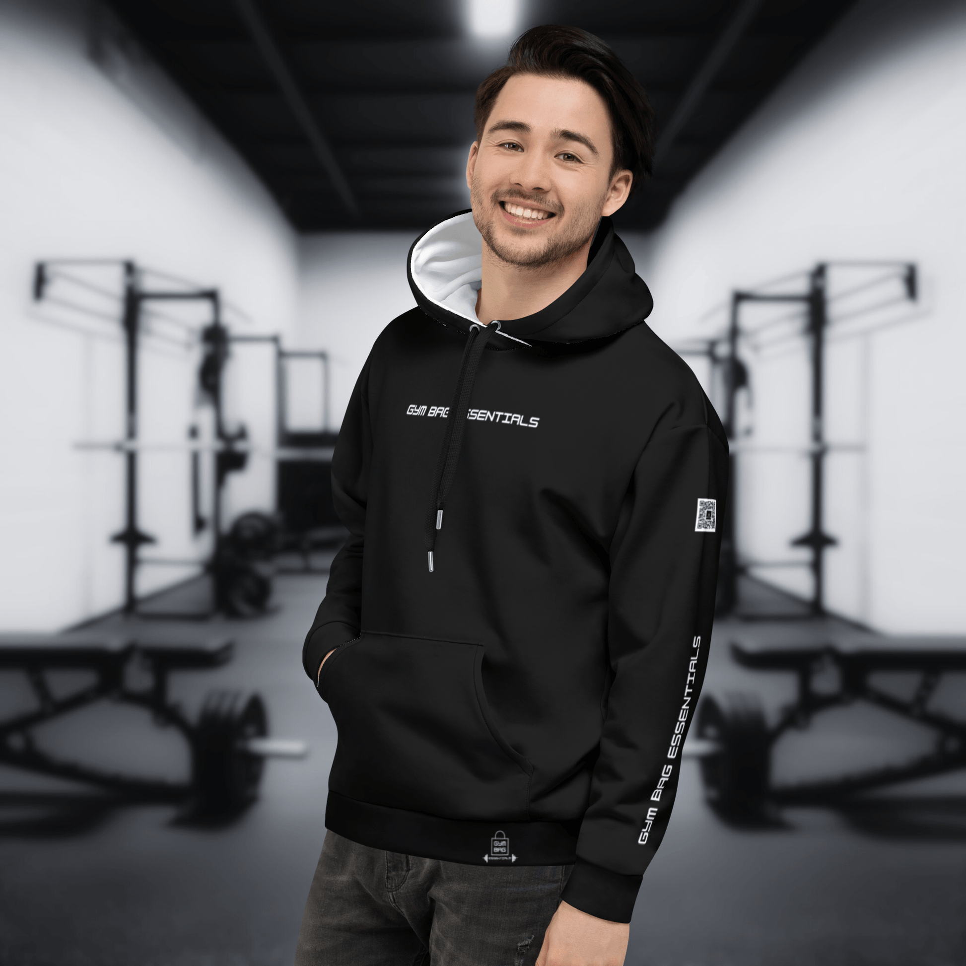 Gym Bag Essentials Contrast Hoodie - Gym Bag Essentials