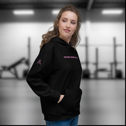 Gym Bag Essentials Hoodie - Black/Pink - Gym Bag Essentials