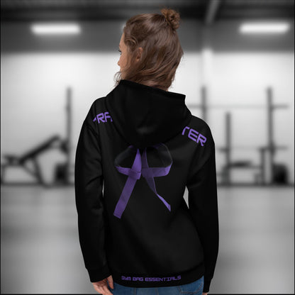 Gym Bag Essentials Hoodie - Black/Purple - Gym Bag Essentials