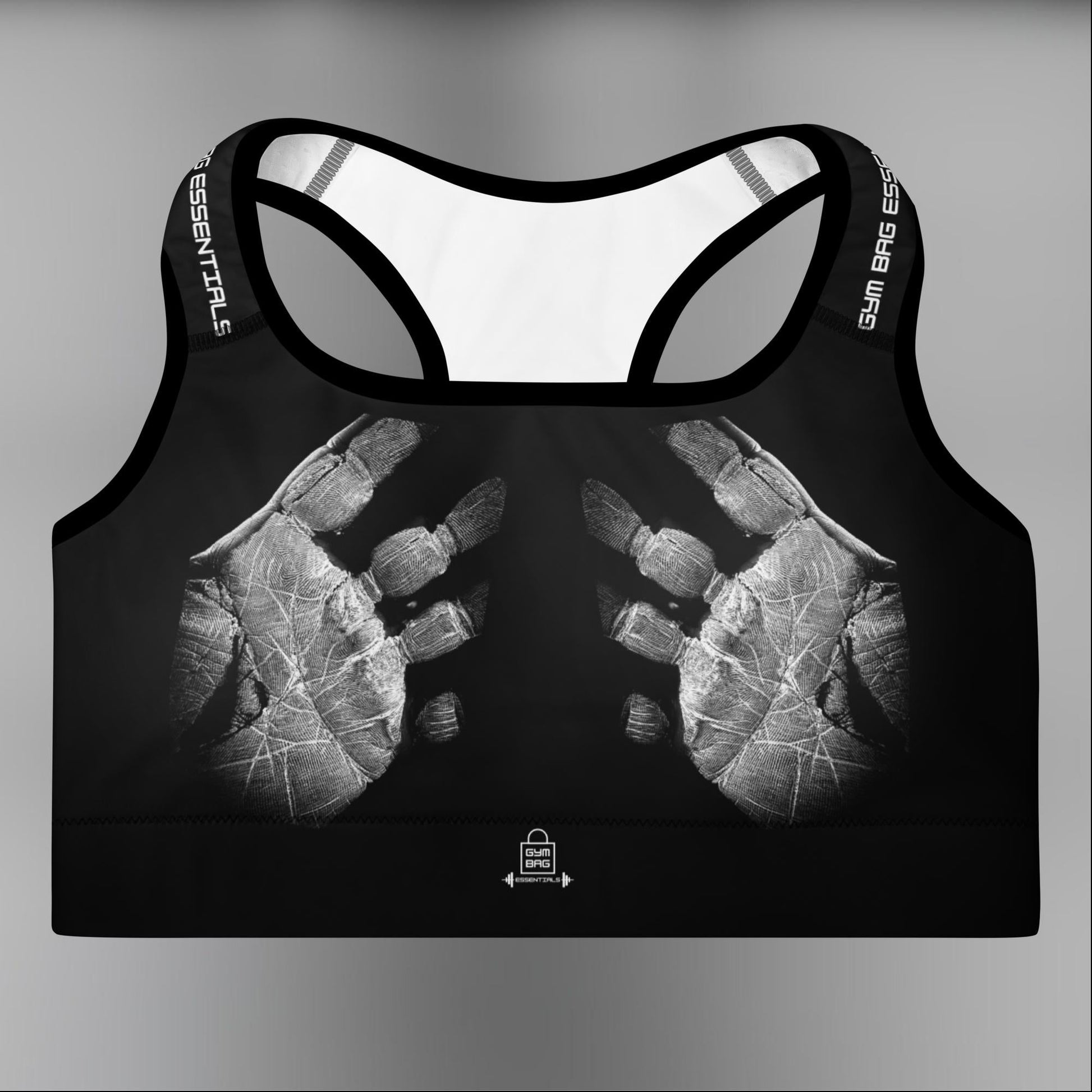 Gym Bag Essentials Padded Sports Bra - Chalk - Gym Bag Essentials