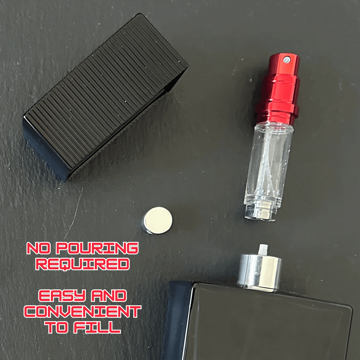 Leak Proof 5ml Perfume / Cologne Travel Atomiser - Gym Bag Essentials