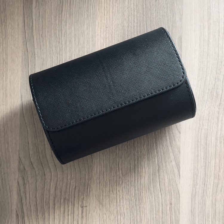 Luxury Leather Watch Travel Storage Roll - Gym Bag Essentials