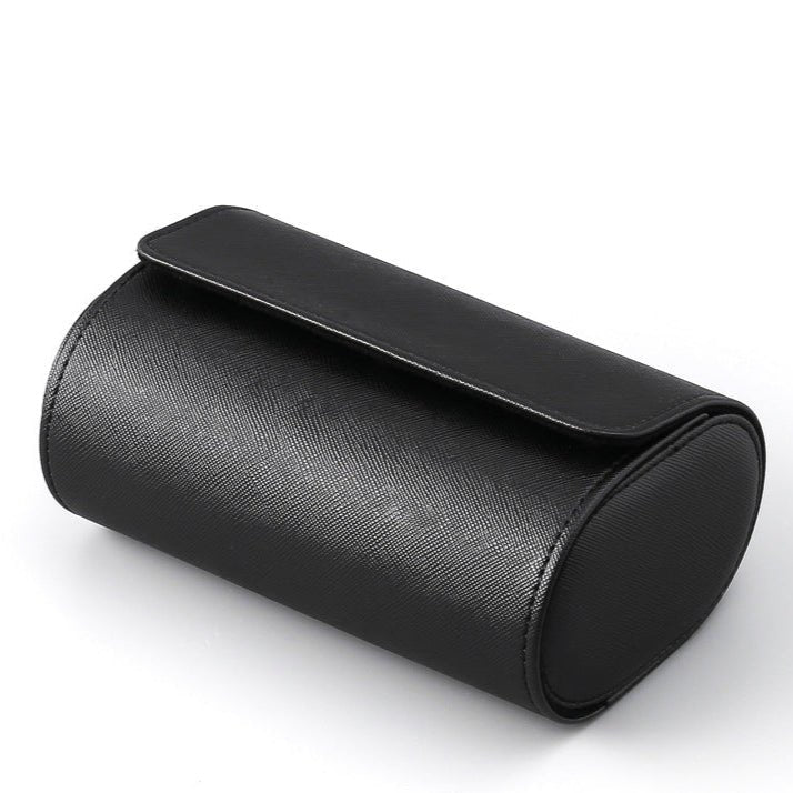 Luxury Leather Watch Travel Storage Roll - Gym Bag Essentials