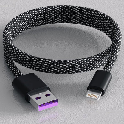 Magnetically Coiled Fast Charging Braided Charging Cable - Gym Bag Essentials