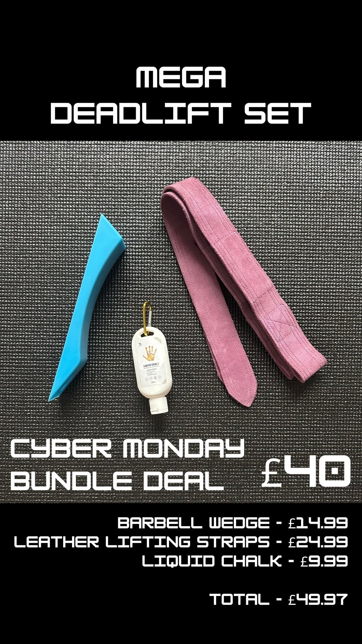 Mega Deadlift Set - Gym Bag Essentials