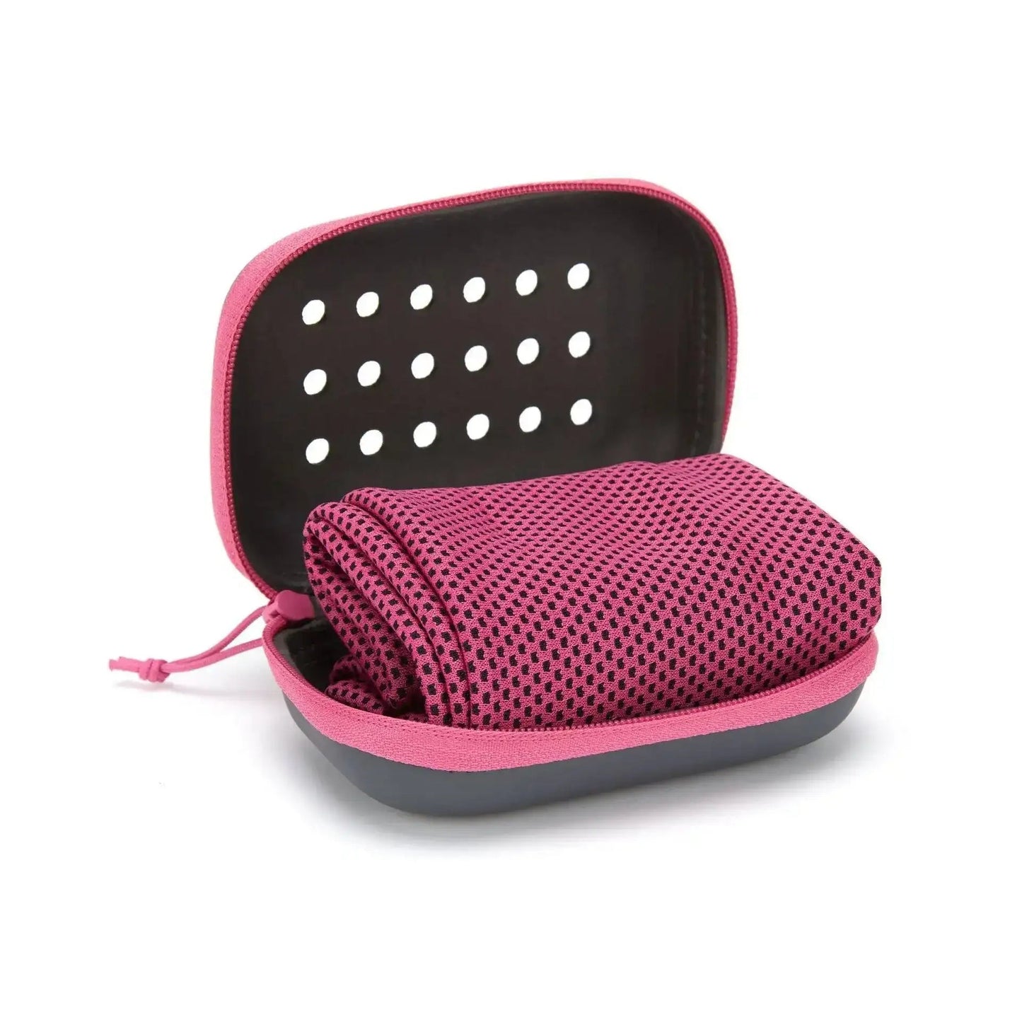 Mini Quick Dry Microfibre Gym Towel with Waterproof storage - Gym Bag Essentials