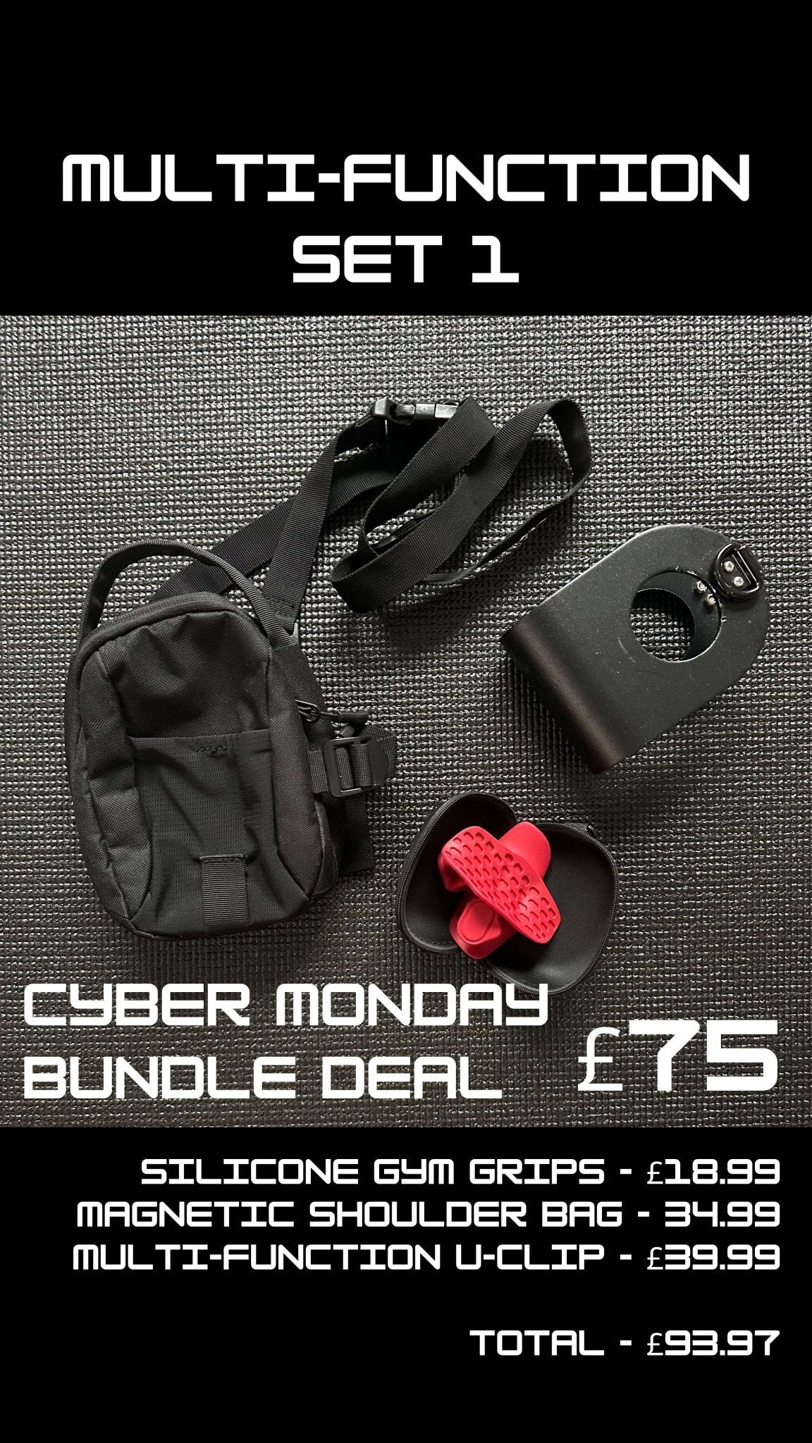 Multi - function Set 1 - Gym Bag Essentials