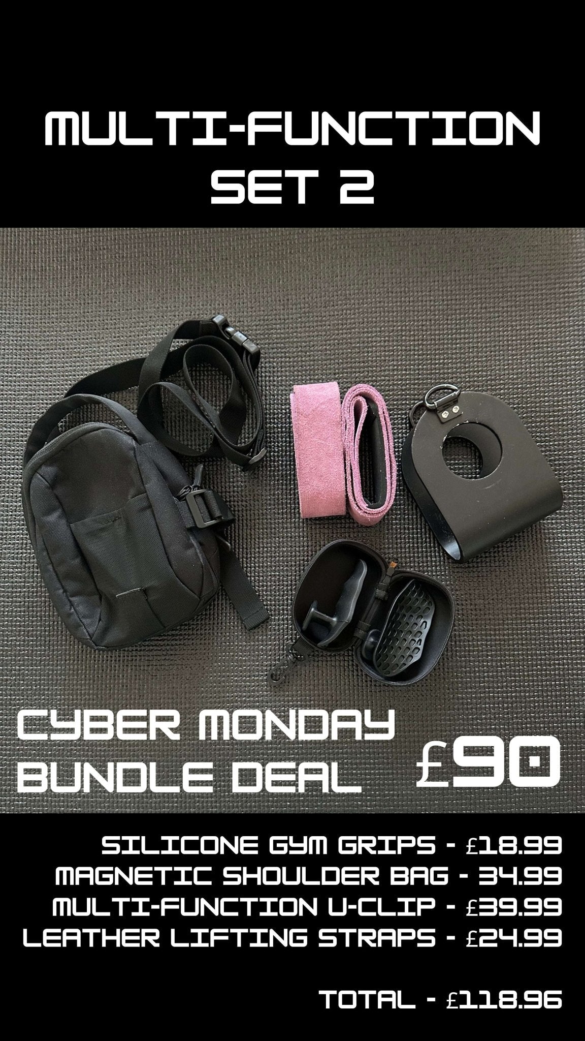 Multi - function Set 2 - Gym Bag Essentials