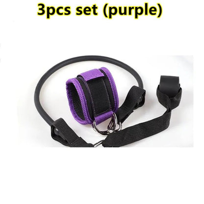 Neoprene Gym Ankle Straps with Double D - Ring Adjustable Cuff - Gym Bag Essentials