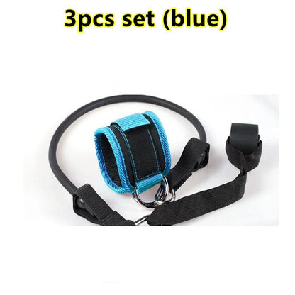 Neoprene Gym Ankle Straps with Double D - Ring Adjustable Cuff - Gym Bag Essentials