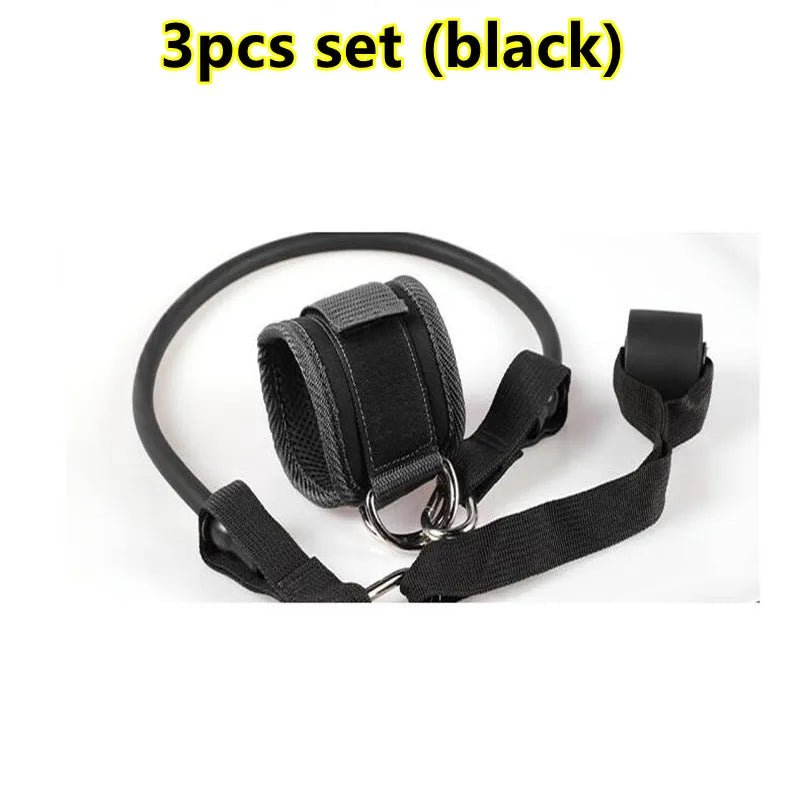 Neoprene Gym Ankle Straps with Double D - Ring Adjustable Cuff - Gym Bag Essentials