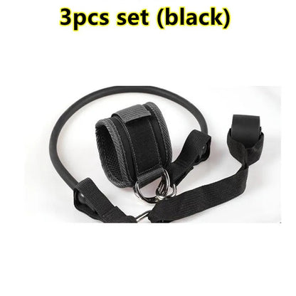 Neoprene Gym Ankle Straps with Double D - Ring Adjustable Cuff - Gym Bag Essentials