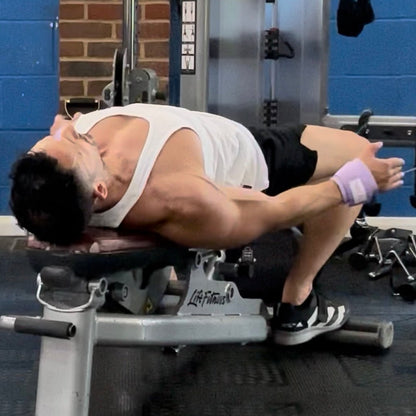 Neoprene Gym Ankle Straps with Double D - Ring Adjustable Cuff (Pastel) - Gym Bag Essentials