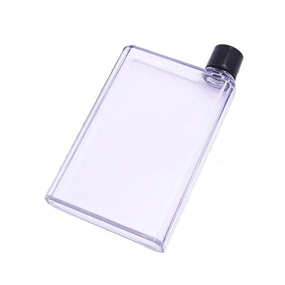 Notebook Size Flat Water Bottle - Gym Bag Essentials