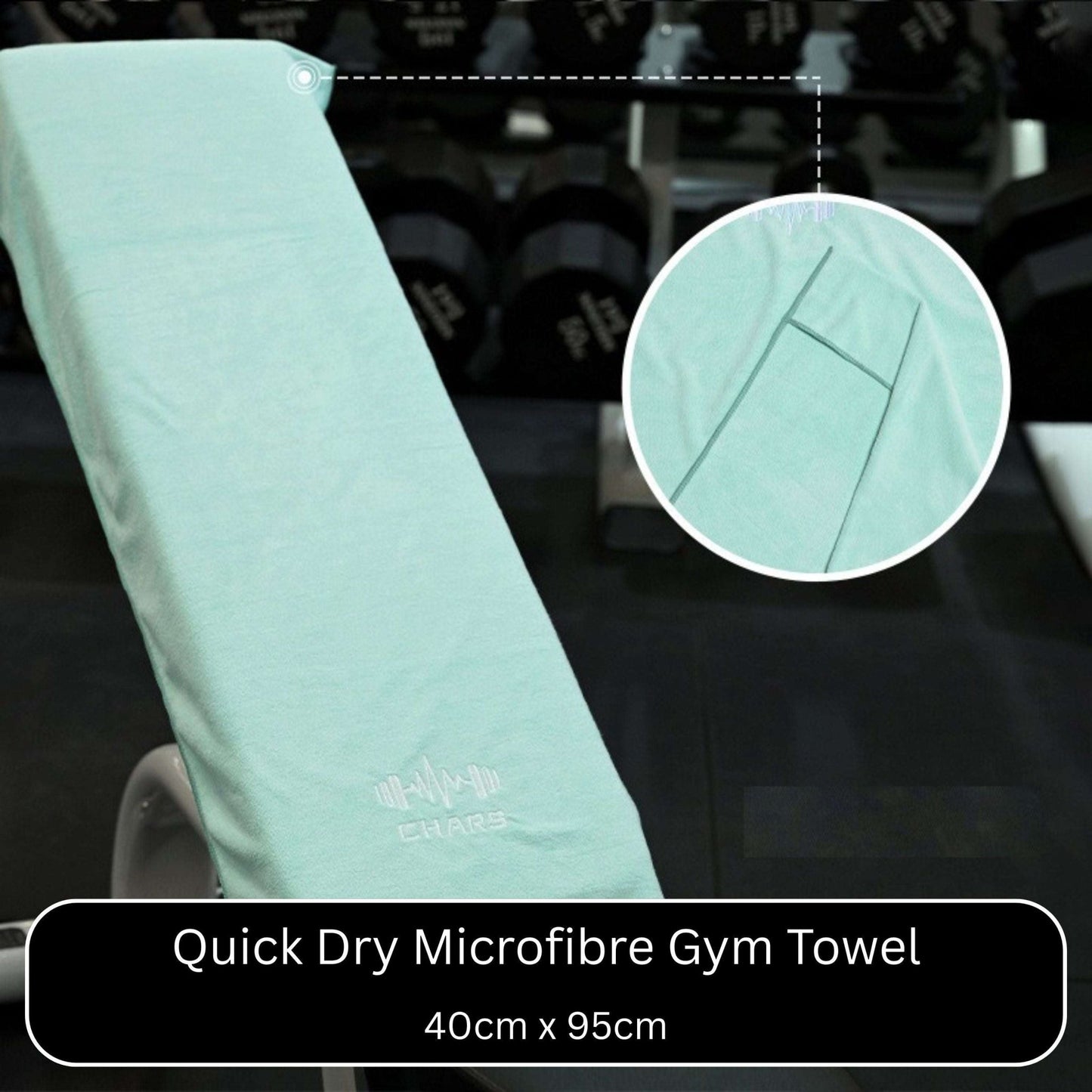 Quick Dry Microfibre Gym Towel - Gym Bag Essentials