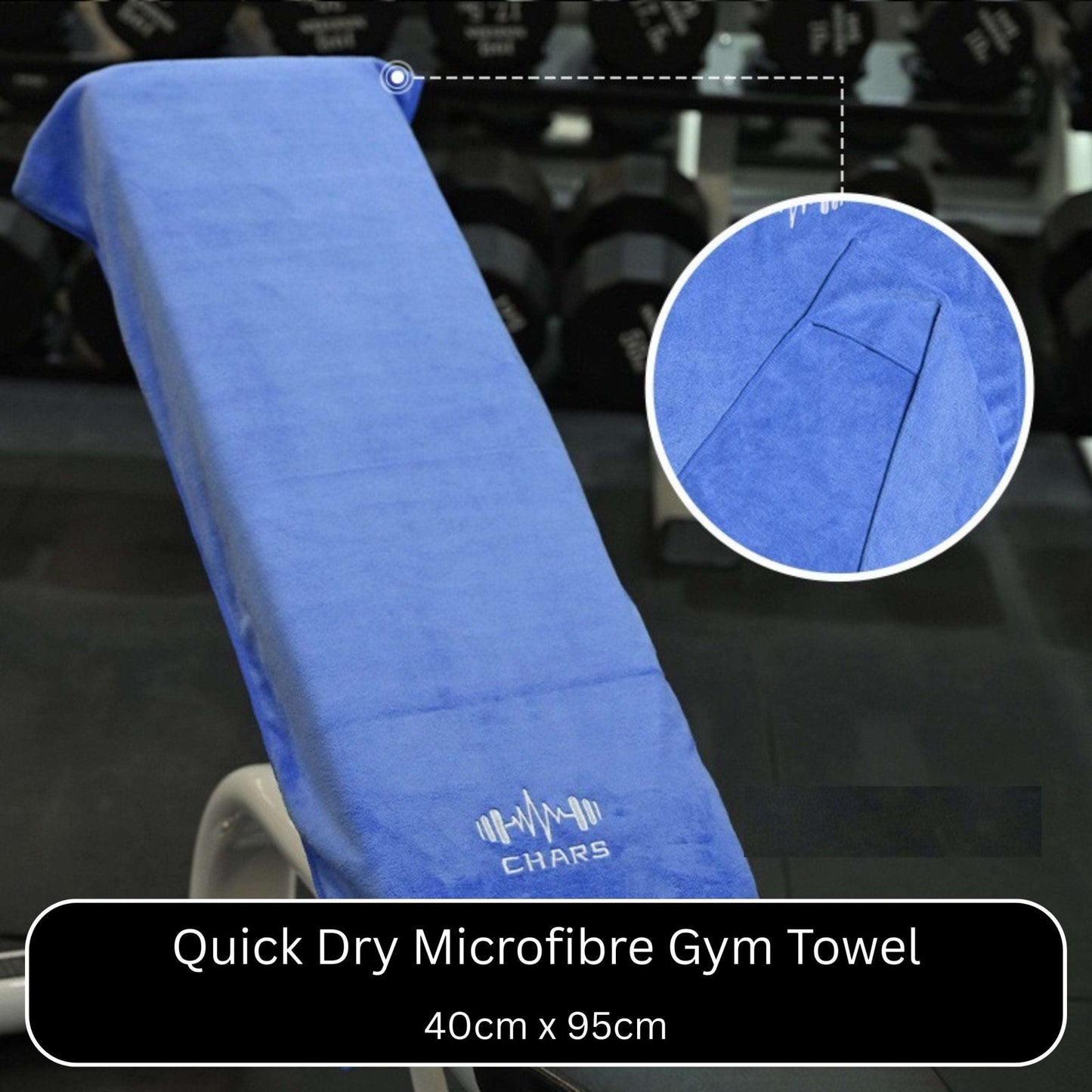 Quick Dry Microfibre Gym Towel - Gym Bag Essentials