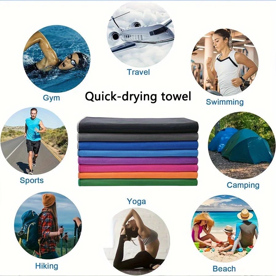 Quick Dry Microfibre Towel - Gym Bag Essentials