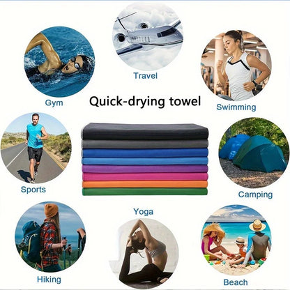 Quick Dry Microfibre Towel - Gym Bag Essentials