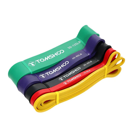 Resistance Band Set - 5 Resistance Levels - Gym Bag Essentials