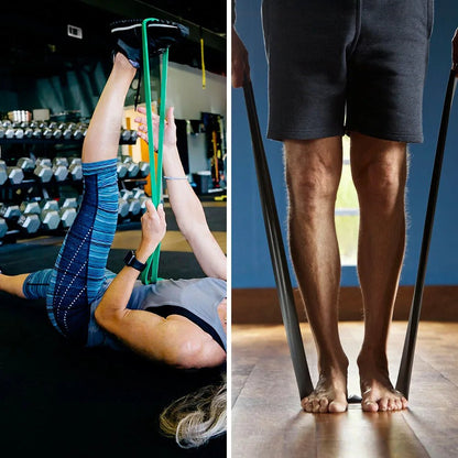 Resistance Band Set - 5 Resistance Levels - Gym Bag Essentials