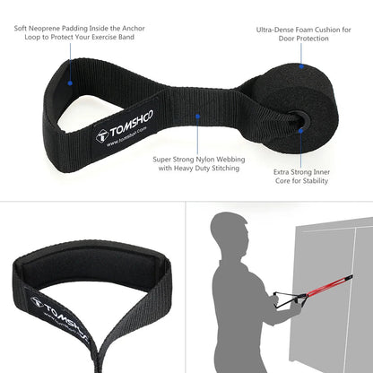 Resistance Band Set - 5 Resistance Levels - Gym Bag Essentials