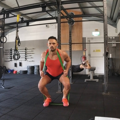 Resistance Band Set - 5 Resistance Levels - Gym Bag Essentials