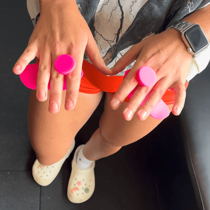 Silicone Gym Grips with case - Gym Bag Essentials