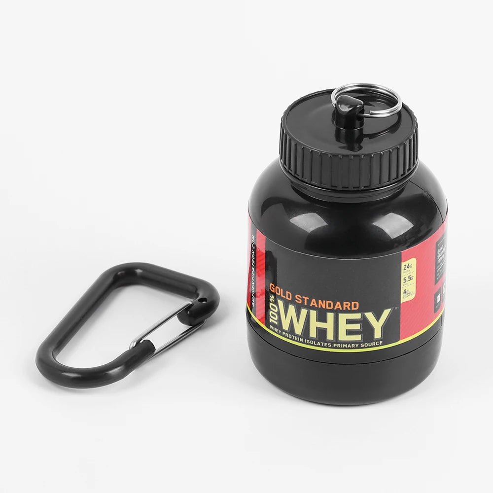 Single Serving Protein Powder Travel Bottle - Gym Bag Essentials