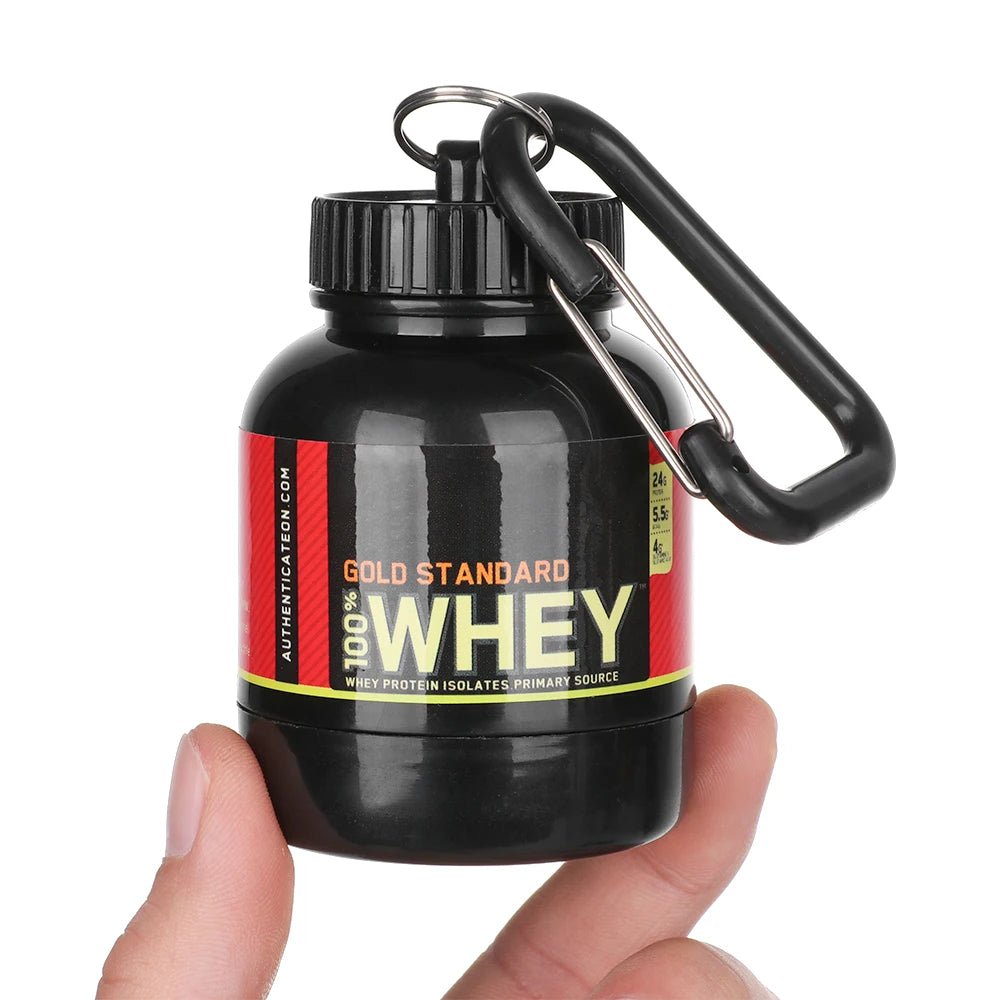 Single Serving Protein Powder Travel Bottle - Gym Bag Essentials